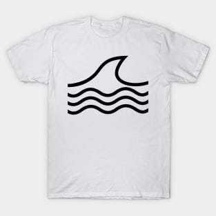 Mountain Wave Outline Travel And Explore The Nature T-Shirt
